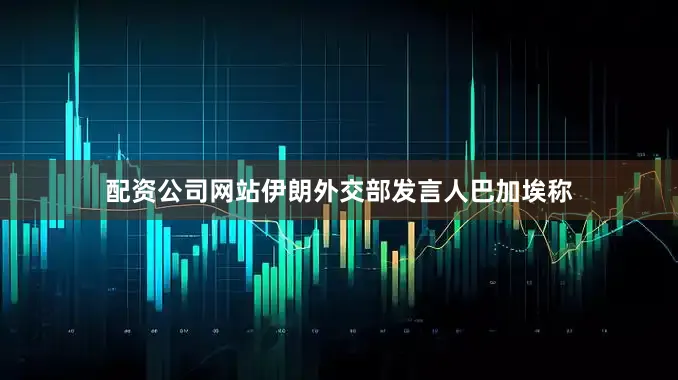 配资公司网站伊朗外交部发言人巴加埃称