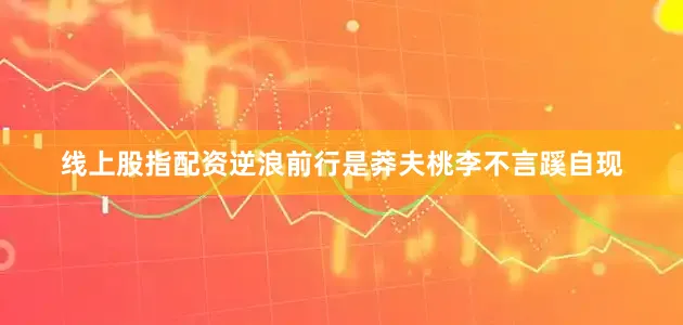 线上股指配资逆浪前行是莽夫桃李不言蹊自现